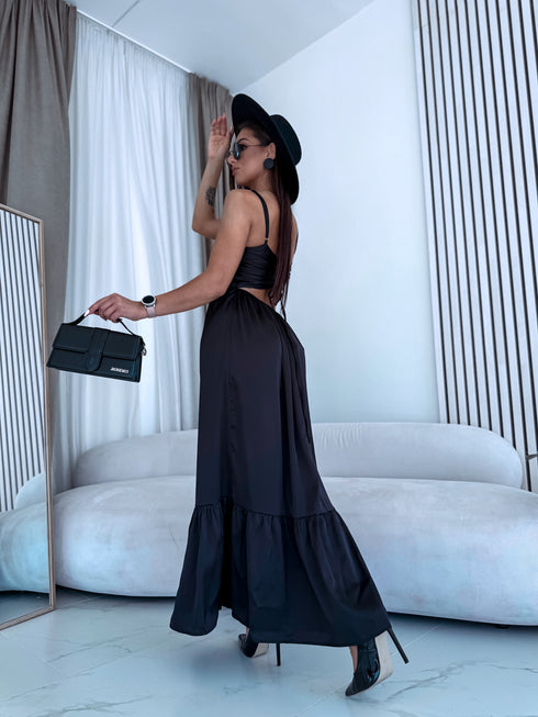 "BLACK ELEGANCE" garā kleita 9267